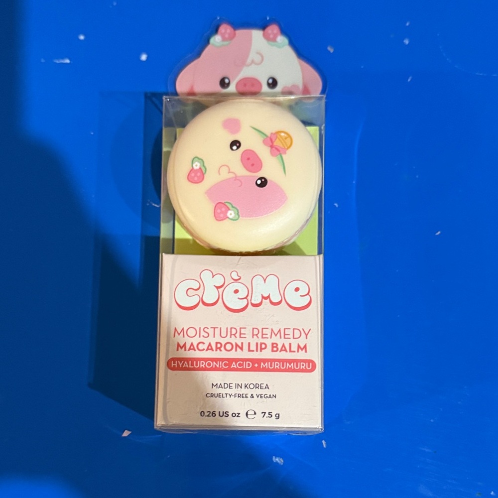 Crème Pink Macaron Lip Balm